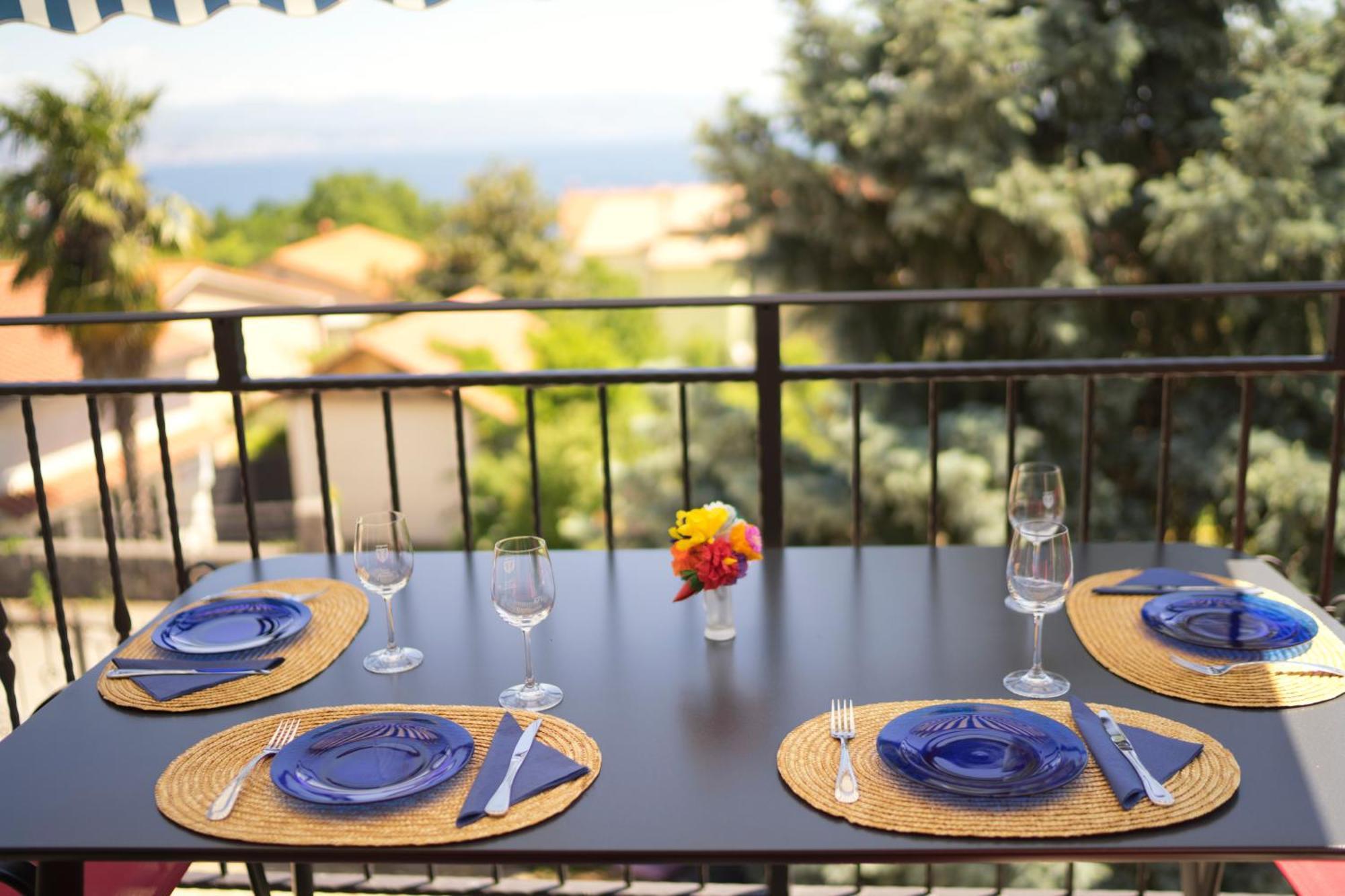 Riviera Blue Apartments With Seaview, Private Whirlpools And Parking Near Opatija Opric Exterior foto